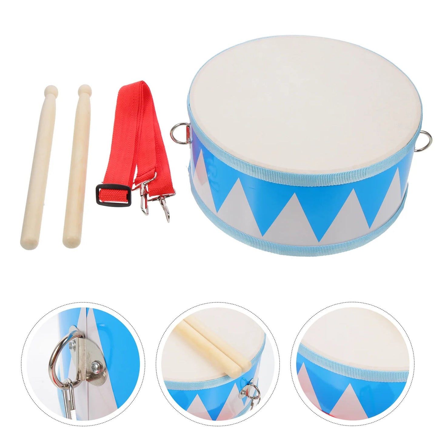 Percussion Drum Wooden Playset Music Instrument Teaching Aids Child - ToylandEU