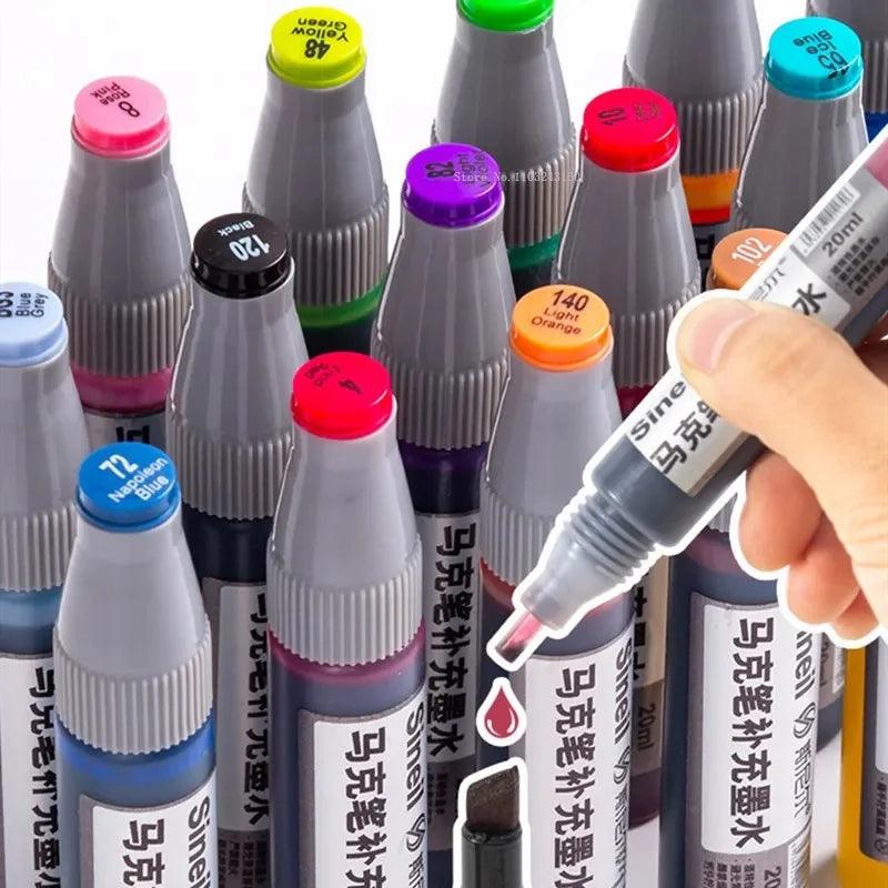 Marker Refill Ink | Quick Dry Formula | Toylandeu™