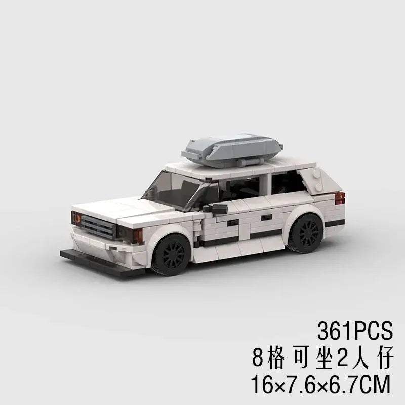 MOC Speed Super Race Car Vehicle Racing Model Building Blocks Bricks Rally Sport Pickup Truck Toy City Technical Christmas gift - ToylandEU