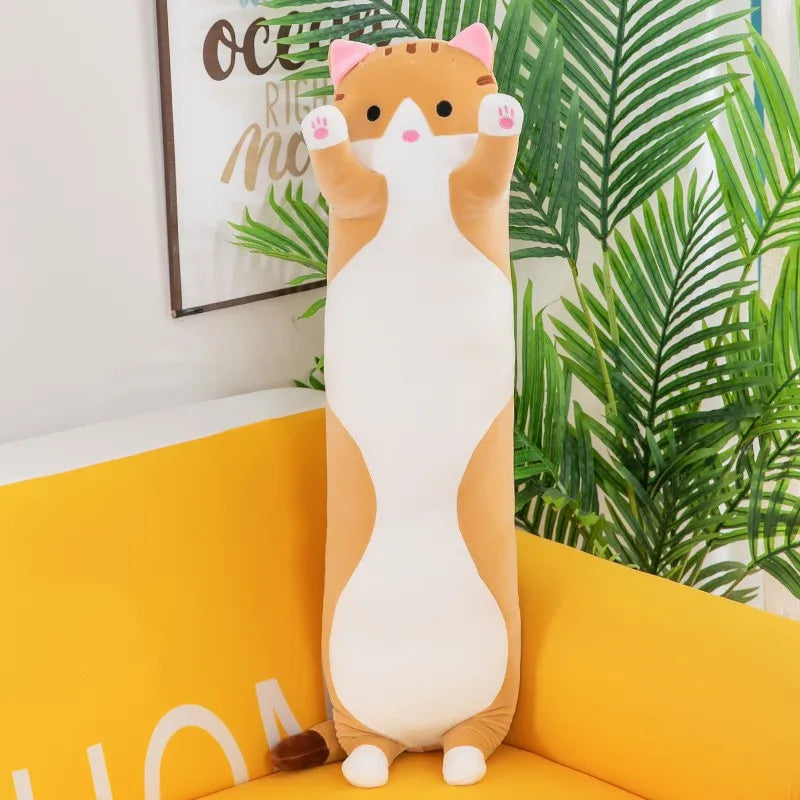 Cat Plush Pillow | PP Cotton Fill | Toylandeu™