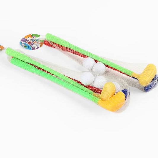 Child's 3-Piece Outdoor Golf Toy Set for Toddlers and Preschoolers