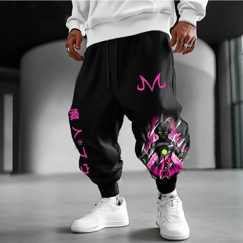 Sweatpants | Dragon Ball Goku Print Cotton Unisex | Loose Fit | S-XXL