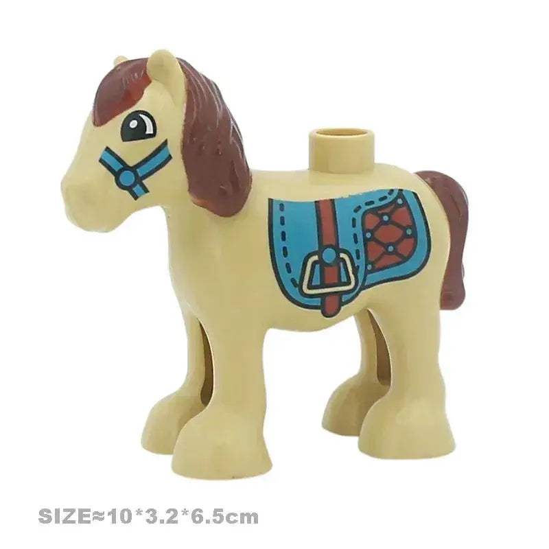 Duplo Compatible Farm Animals Building Blocks Educational Toy - ToylandEU