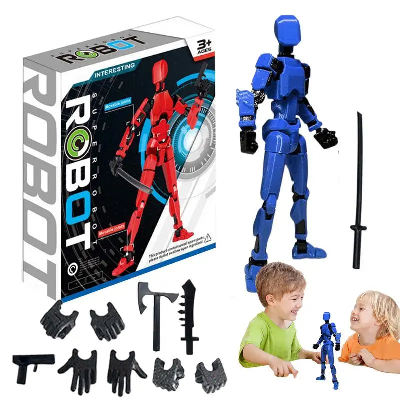 Articulated Robot Action Figures - Creative Collectibles for Teens & Adults