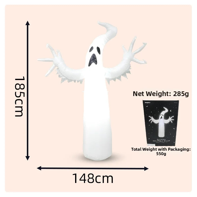 Inflatable Halloween Ghost | PVC | Outdoor Yard Decor | Large