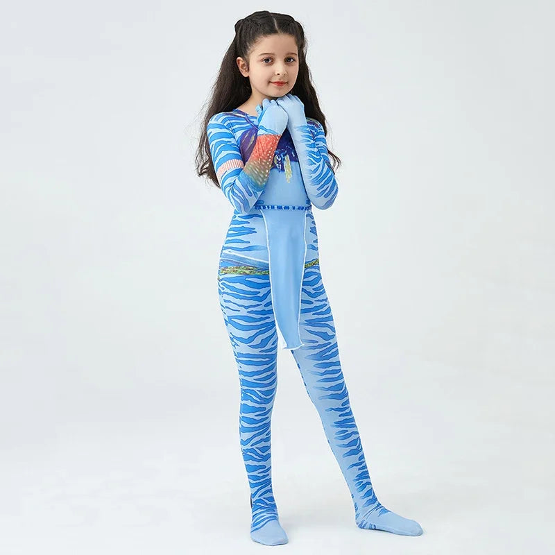 Kids Unisex Avatar Cosplay Costume - Perfect for Parties & Adventures