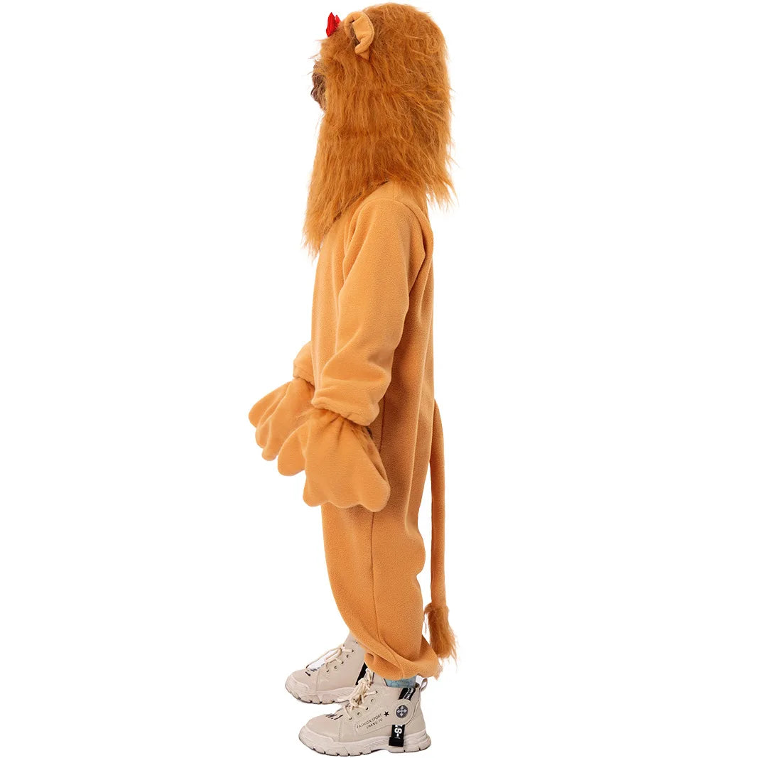 Cozy Lion Costume for Kids - Perfect Halloween Costume & Pajamas