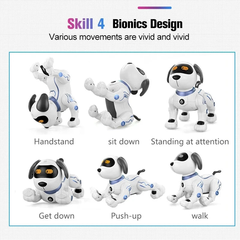 Interactive Robo Dog Toy - Remote Control, Singing & Dancing Fun for Kids