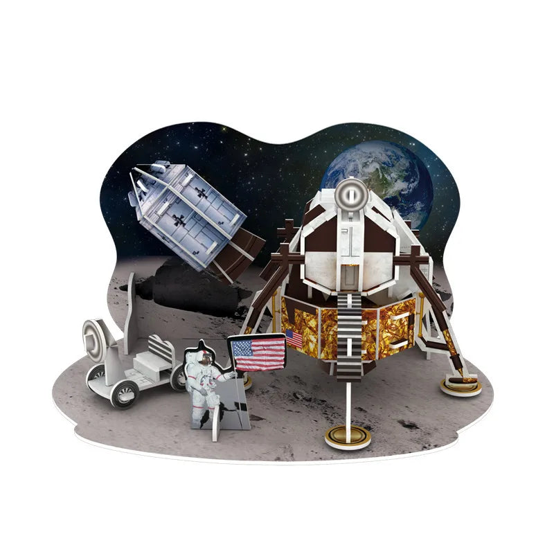 3D Puzzle | Space Model | Paper Craft DIY Kit | Multicolor