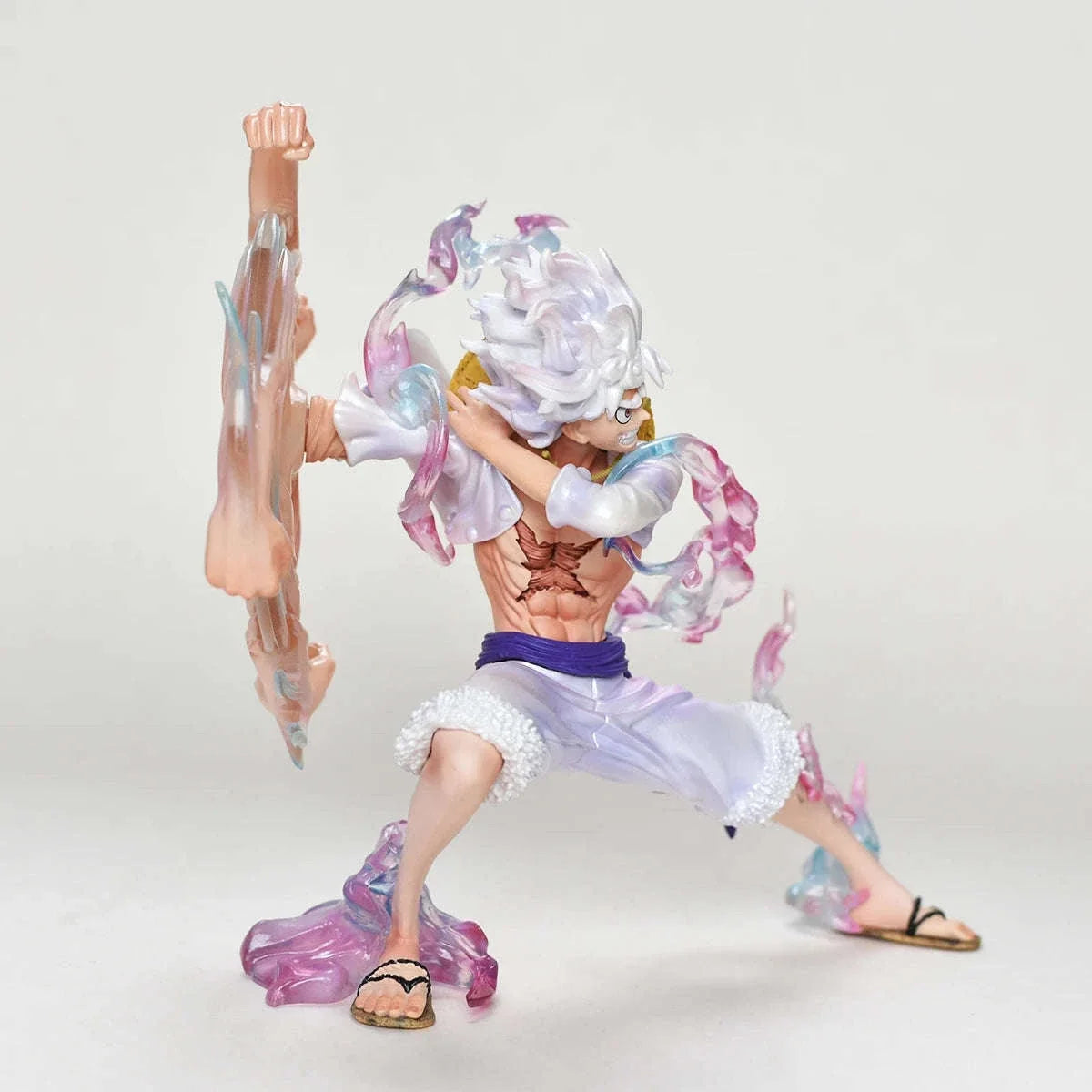 Monkey D. Luffy Anime Figure Gear 5, One Piece Action Figurine PVC Collection 19 CM