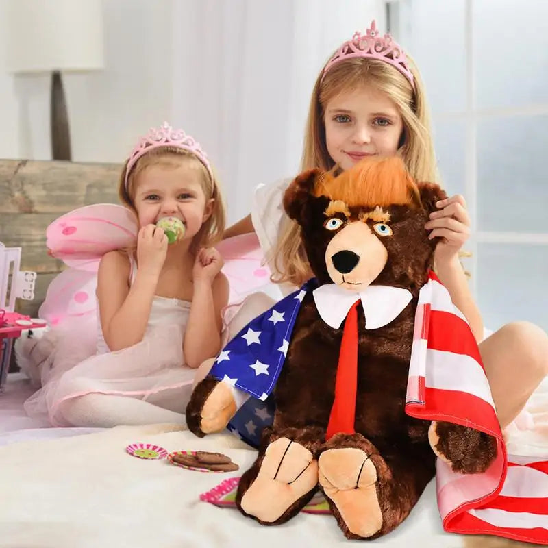 Kawaiis Collectible Trump Bear Plush - Adorable Gift for All Ages