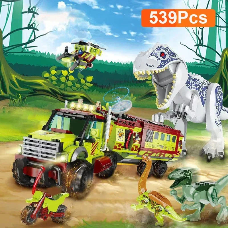 Jurassic Dinosaur Building Blocks Kit For Creative Play - ToylandEU