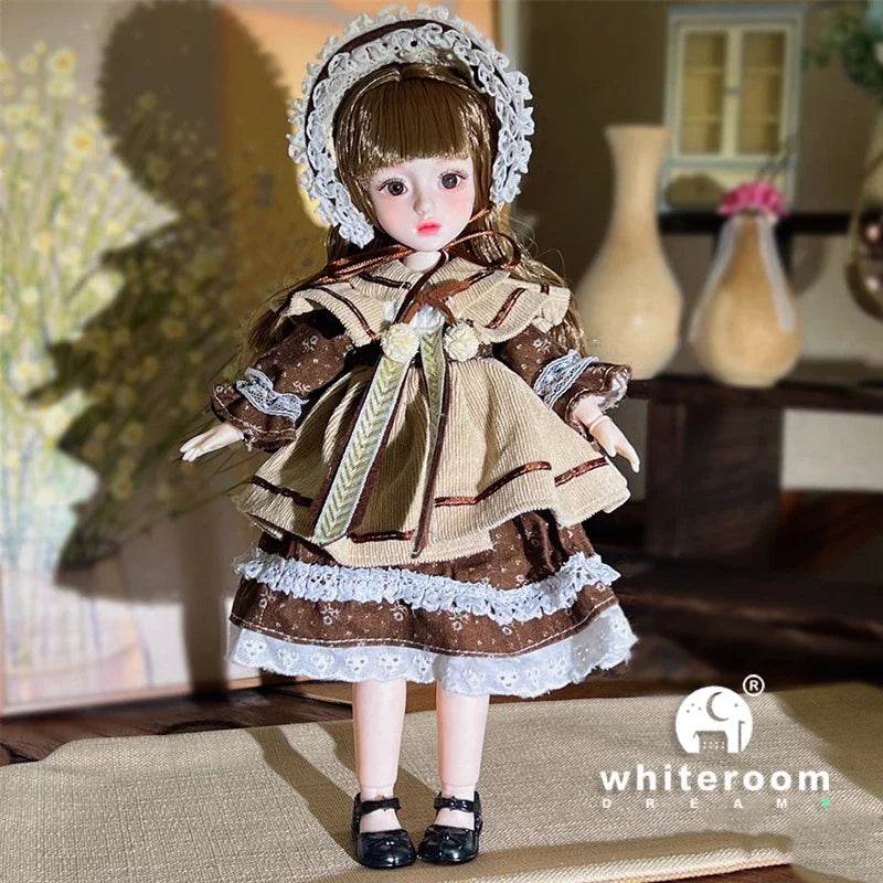 30cm Dolls For Girl Dolls 1/6 Starry Grey Blue Eyes Fashion - ToylandEU