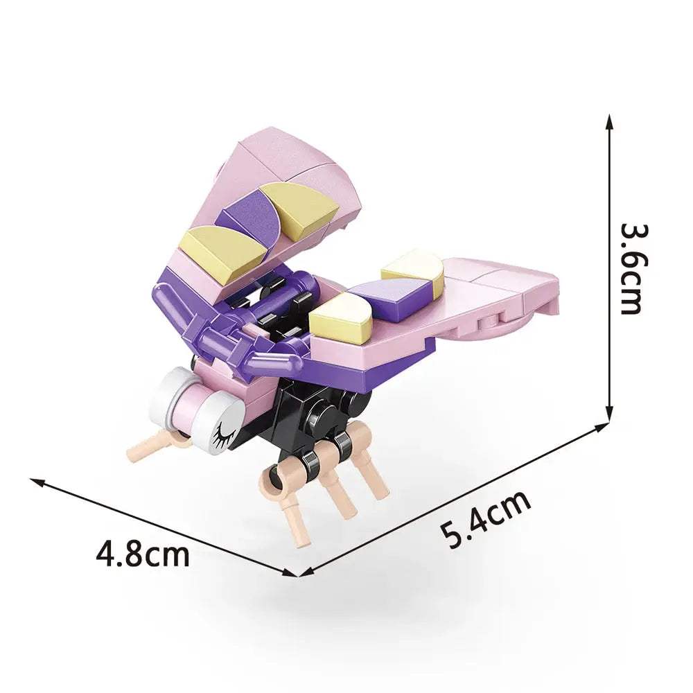 Insect World Animals Scorpion Mantis Ants Spider Birds Marine Animal Building Blocks Toys Desktop Ornaments Bricks Kids Gift - ToylandEU