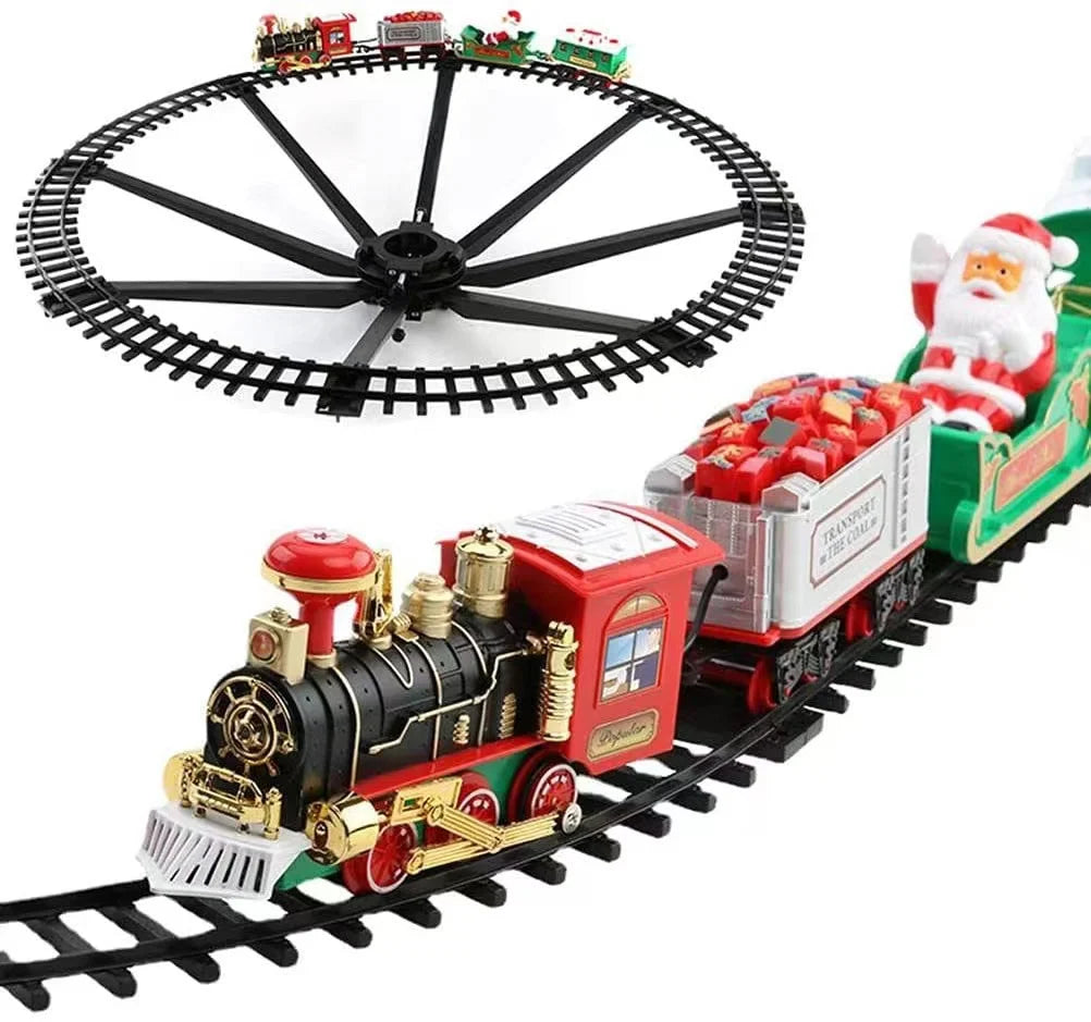 Mini Electric Christmas Train Toy Set for Kids - ToylandEU