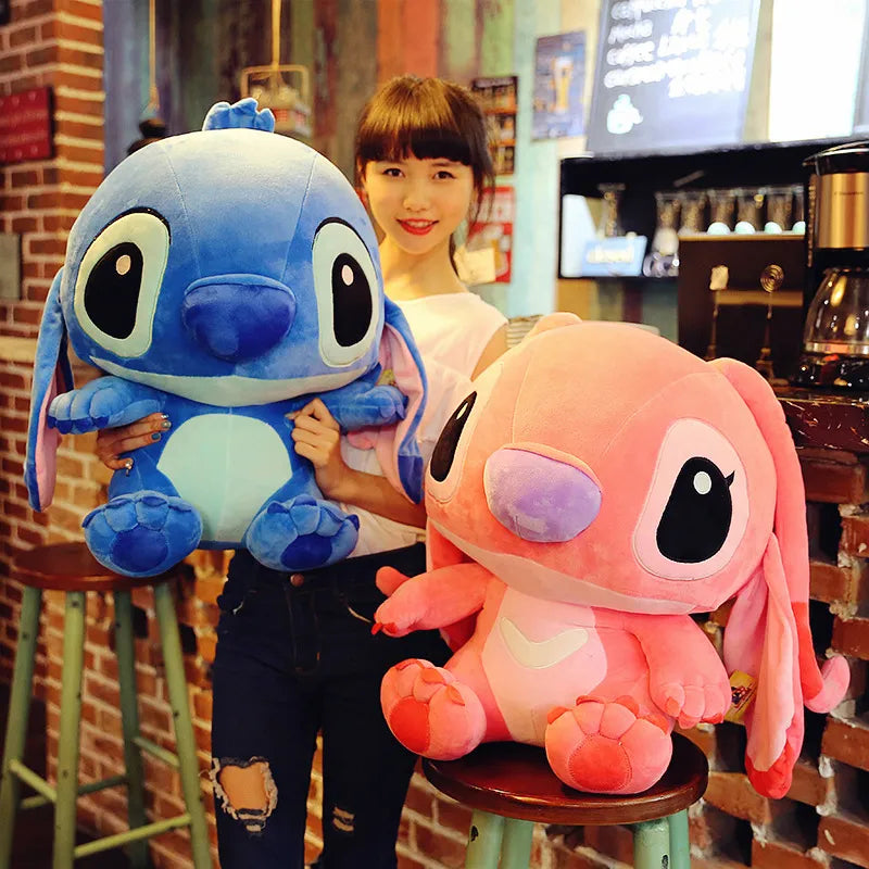 20-60cm Genuine Disney Kawaii Large Stitch Plush Toy Cute Anime Toyland EU