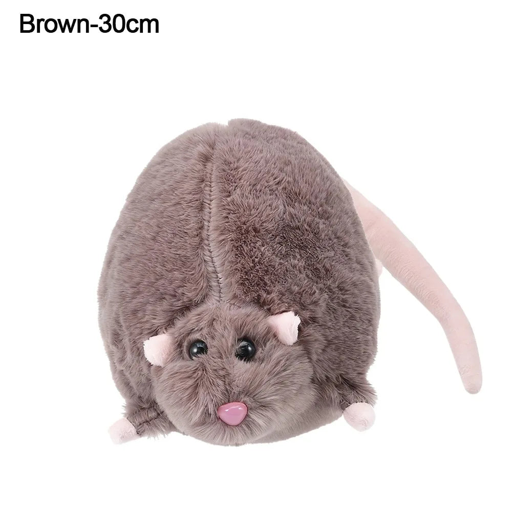 Oversized Flower Branch Mouse Plush Toy For Gift Cute