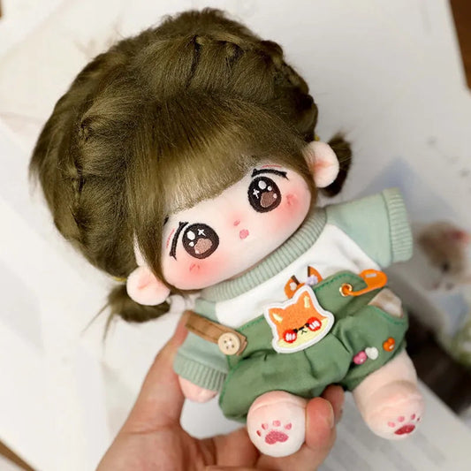20cm Star Doll Plush with Clothes Kawaii Stuffed Baby Plushies Dolls Toys