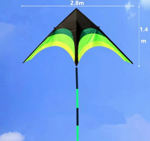 Kite | Giant Delta Kite | Resin Rod Frame | Includes Handle And Line