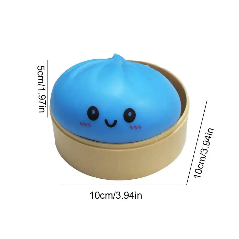 New Glitter Dumpling Glitter Dumpling Squishy with Box Dumplings Sensory Squeeze Toy for Stress Relief - ToylandEU
