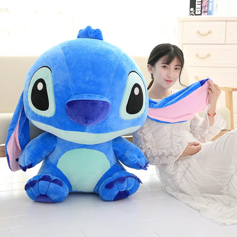 20-60cm Genuine Disney Kawaii Large Stitch Plush Toy Cute Anime Toyland EU