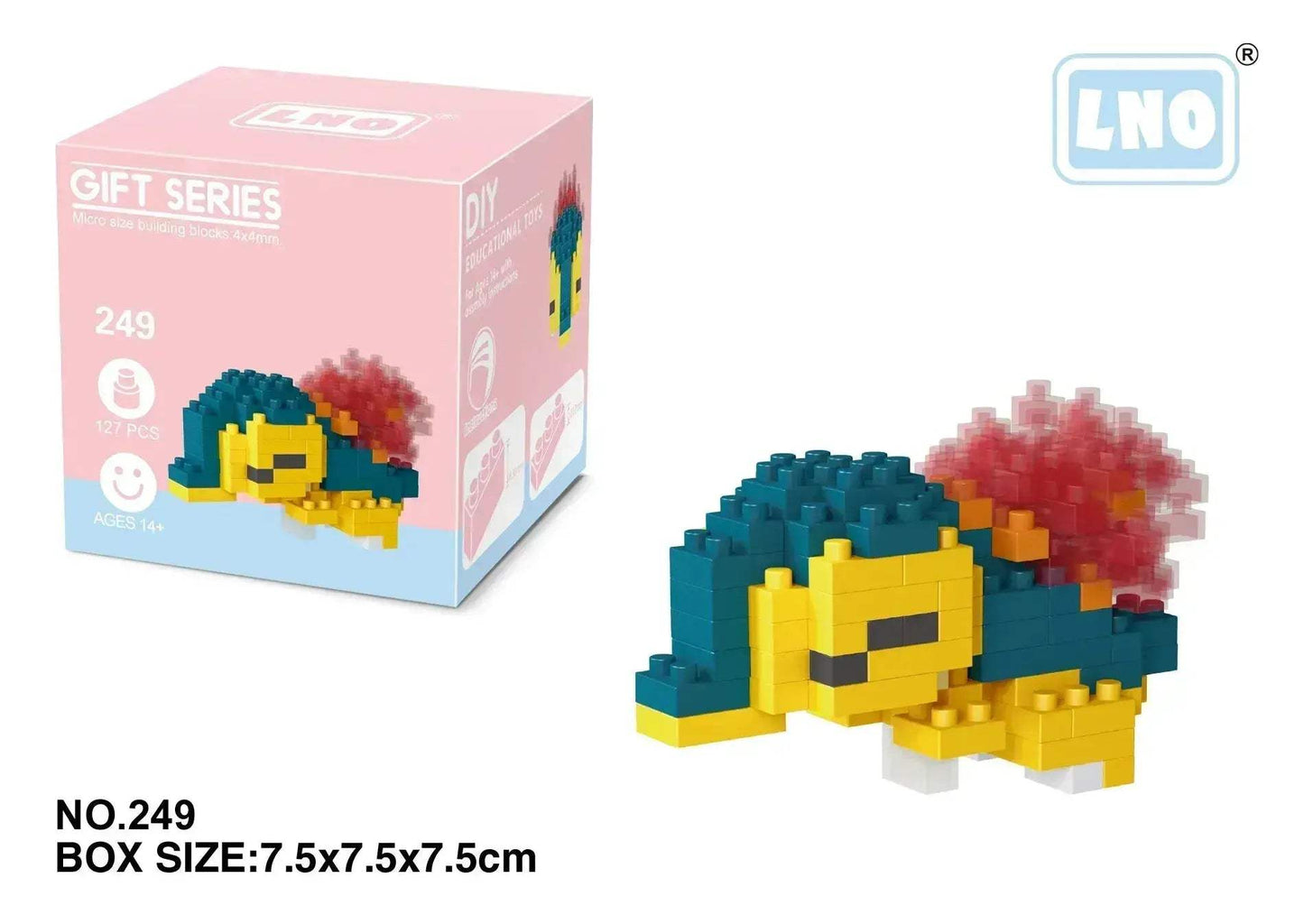 Pokemon Nanoblock Charizard Kyogre Groudon Rayquaza Set Educational - ToylandEU