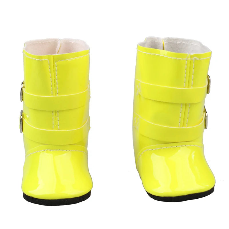Leather Doll Boots For 18 Inch American Girl Dolls