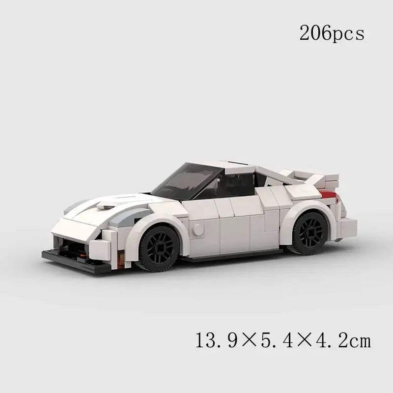 MOC Speed Super Race Car Vehicle Racing Model Building Blocks Bricks Rally Sport Pickup Truck Toy City Technical Christmas gift - ToylandEU
