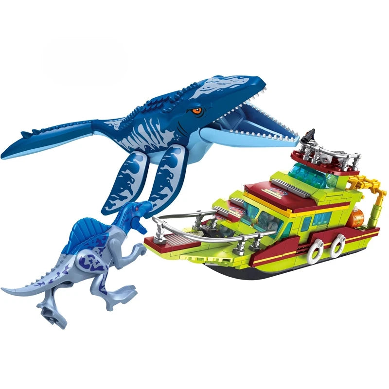 Jurassic World Mosasaurus Attack Bricks For Creative Play