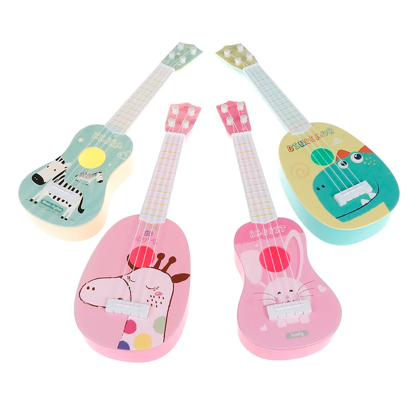 Kids' Funny Animal Pattern Ukulele for Musical Education - ToylandEU