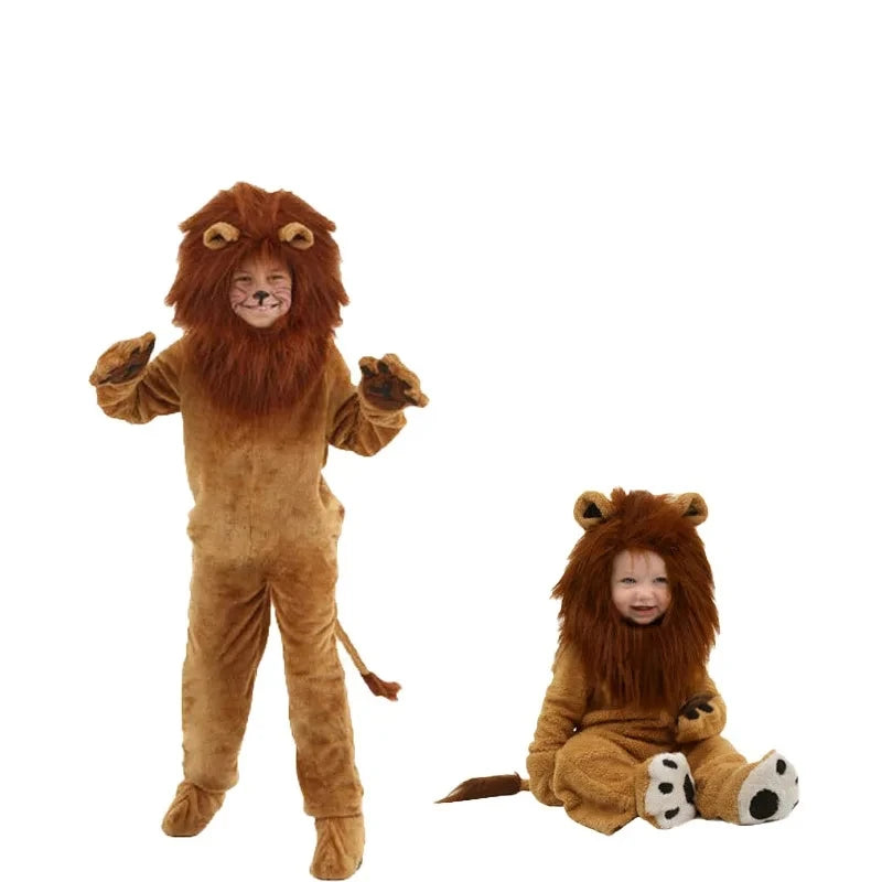 Lion King Furry Costume for All Ages - Perfect for Halloween Fun!