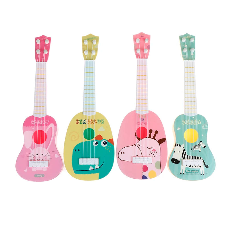 Kids' Funny Animal Pattern Ukulele for Musical Education - ToylandEU