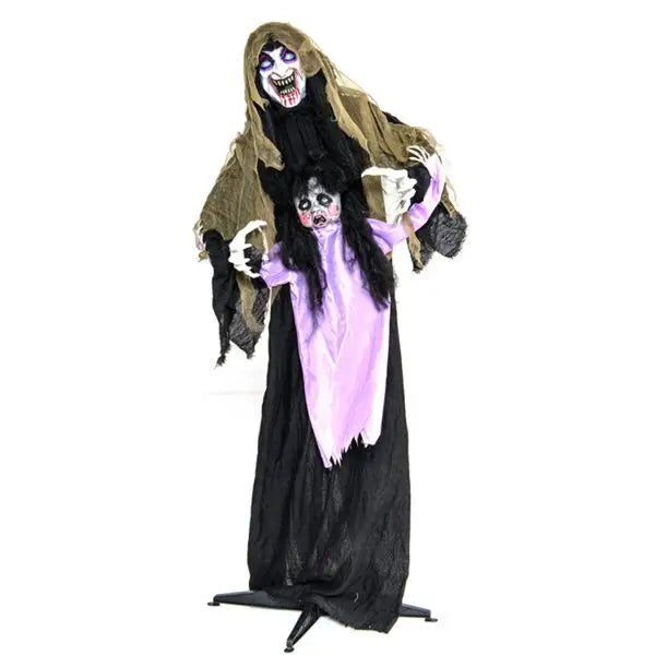 Halloween Vampire Prop | Led Lighting | Hard Plastic | Holiday Yard Scene