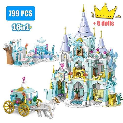 Royal Ice Princess Castle House Set for Girls Inspired by Friends Movies ToylandEU.com Toyland EU