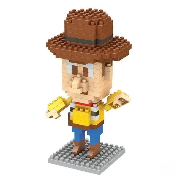 Hero Cartoon Micro Particle Building Blocks Children Assembly Toy Anime Action Figure Boy Girl Kid Gift Cute Toy Building Bricks - ToylandEU