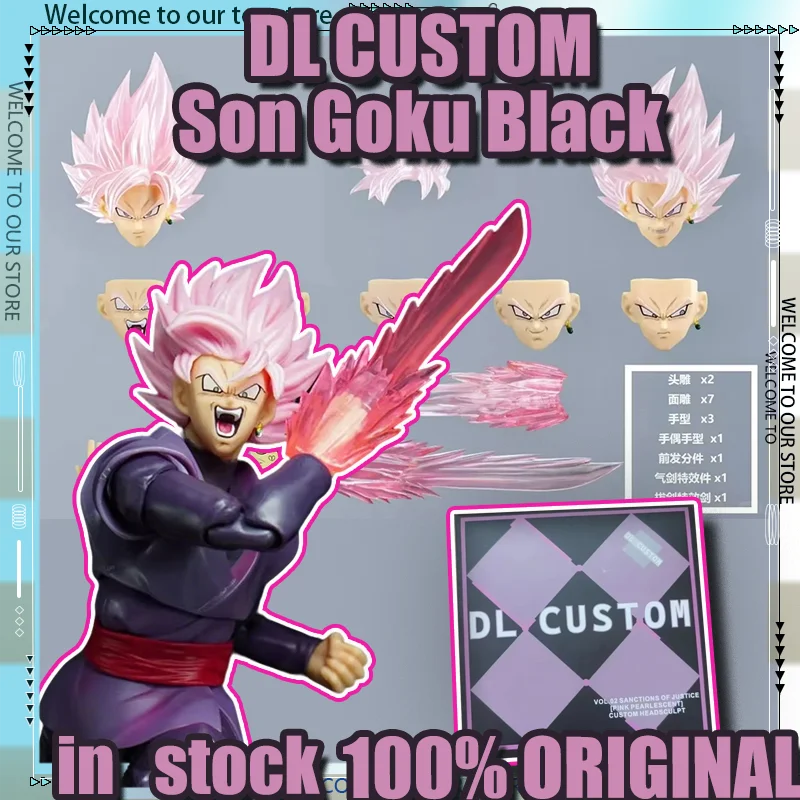 Dragon Ball Z Action Figure | Goku Black Rose | Zamasu Head Accessory | In Stock