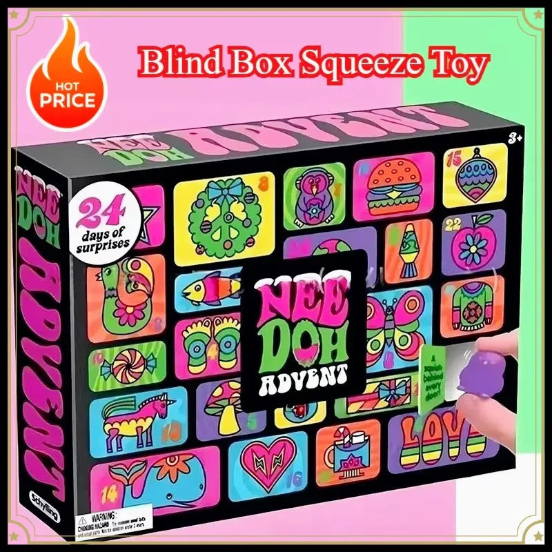Advent Calendar | 24 Piece PVC Dolls | Christmas Countdown | Kids And Adults