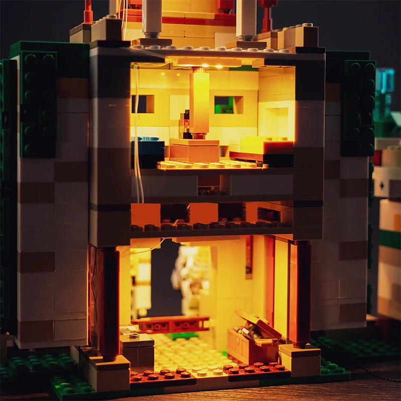 Illuminate your Iron Golem Fortress with the Vonado LED Light 21250 Set - ToylandEU