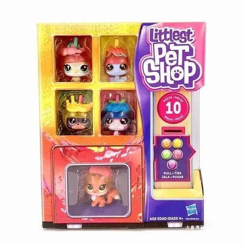 Littlest Petshop Playset | Mini Animal Figures | 2 Cm Size | Kids Toy