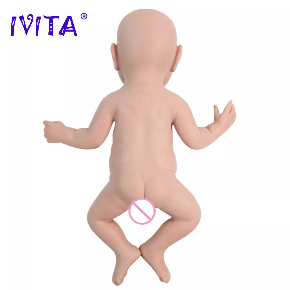 Silicone Reborn Baby Doll - Realistic Full Body 47cm Boy Doll with SGS and FDA Certification - ToylandEU