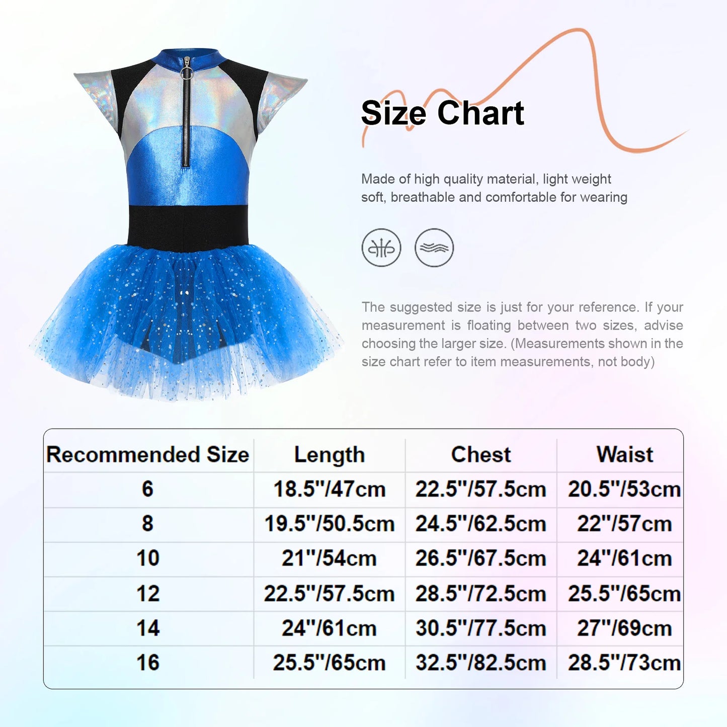 Sparkling Alien Tutu Dress for Girls - Cosmic Dance & Costume Fun