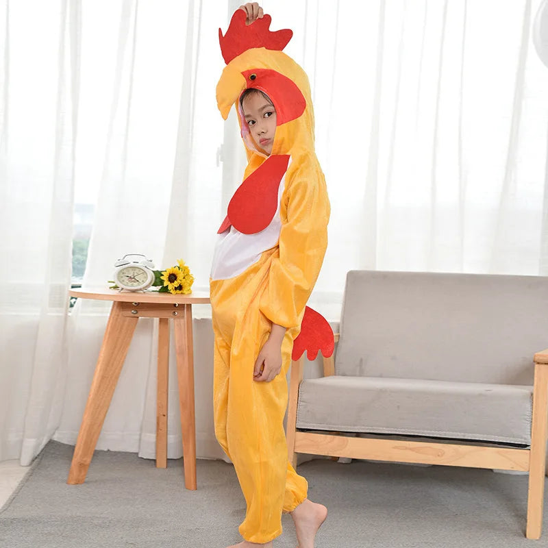 Vibrant Kids Rooster Costume Costume for Halloween & Playtime Fun