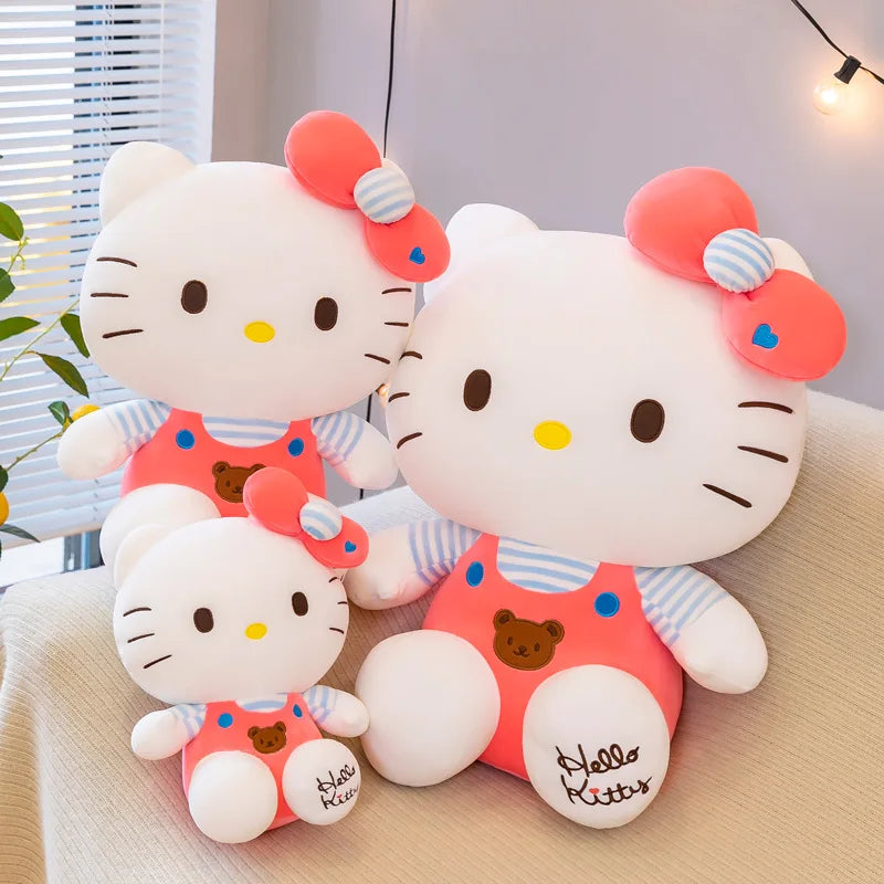30-60cm Big Size Cute Hello Kt Plush Kawaii Sanrio Kitty Plush Doll - ToylandEU