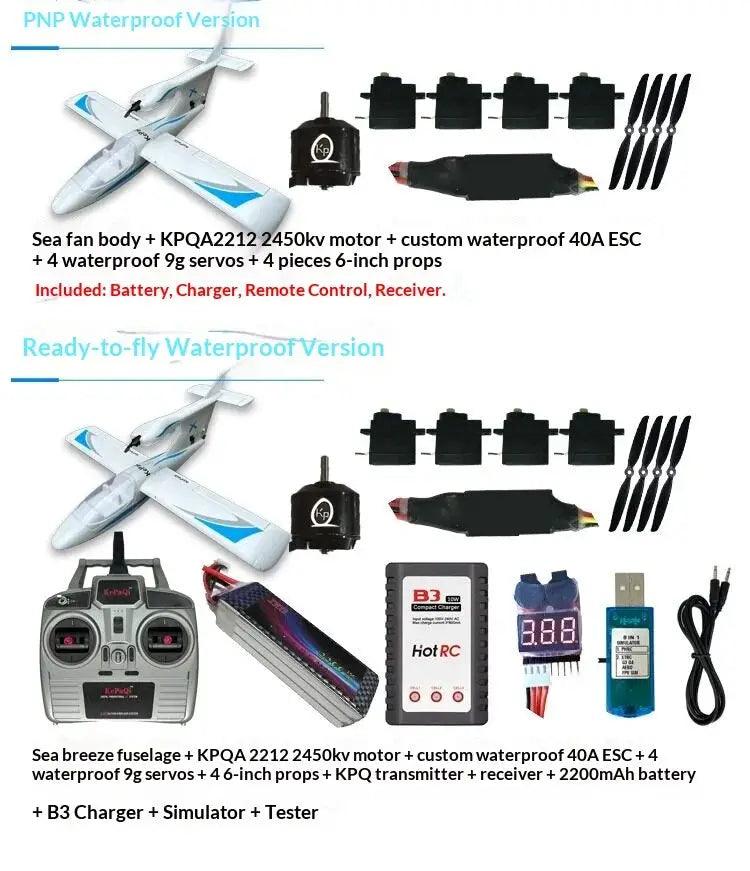  Sea Breeze RC Seaplane Waterproof Smart Balance -  ToylandEU™