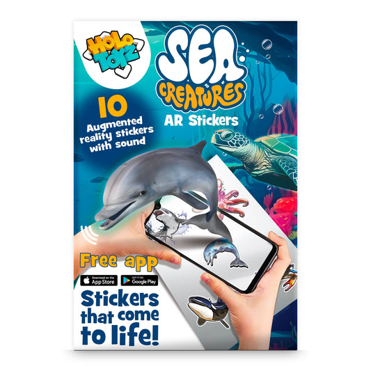 Sea Creatures AR Stickers | 3D Animation | Toylandeu™