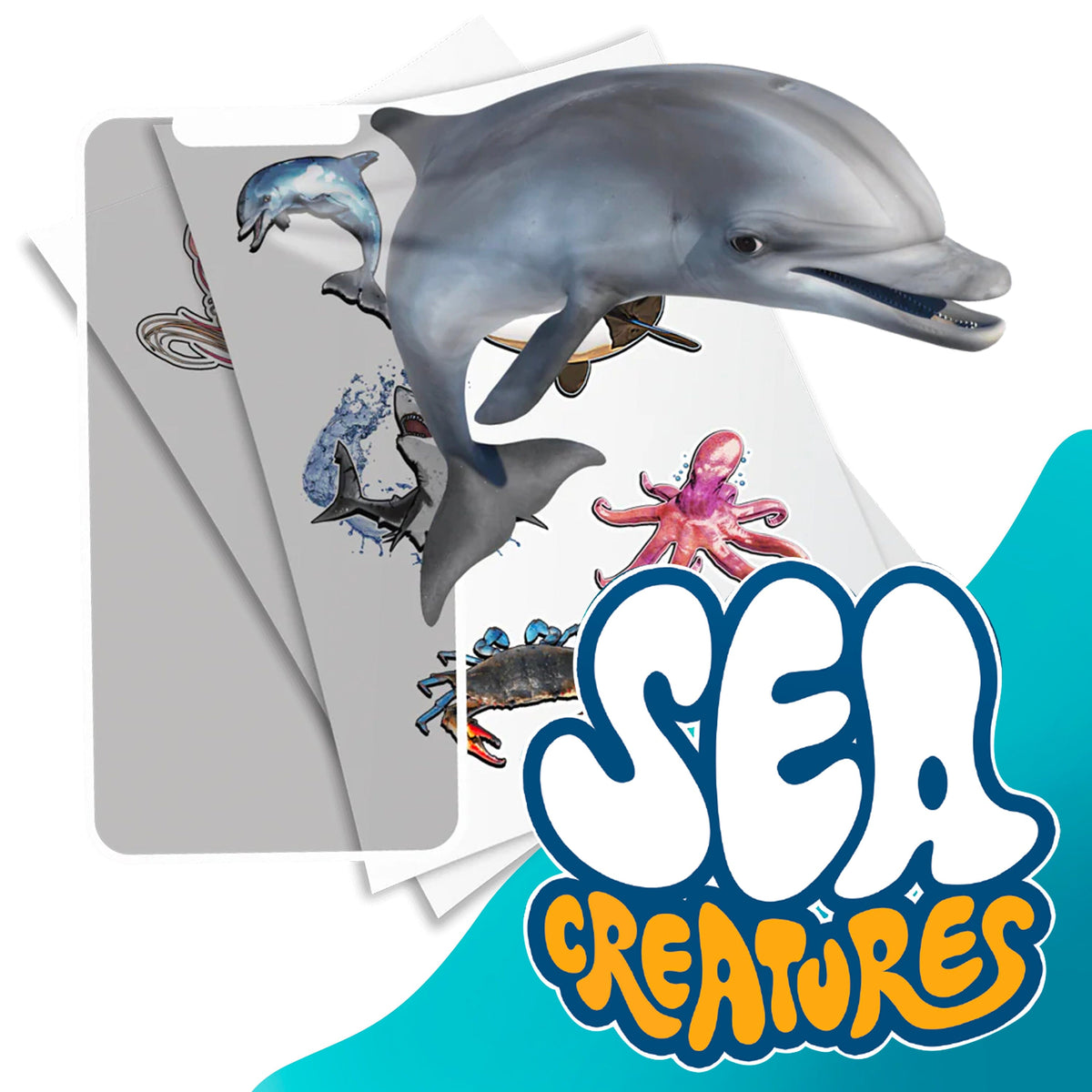 Sea Creatures AR Stickers | 3D Animation | Toylandeu™