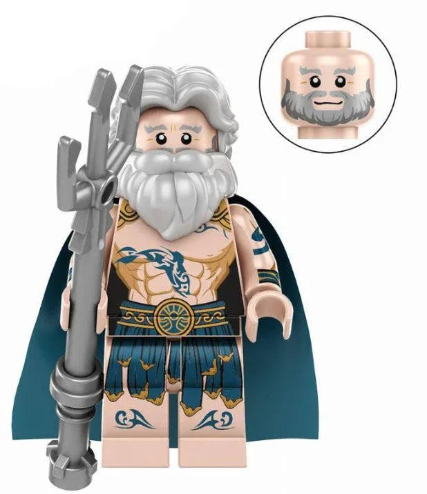 Sea God Custom Minifig - ToylandEU