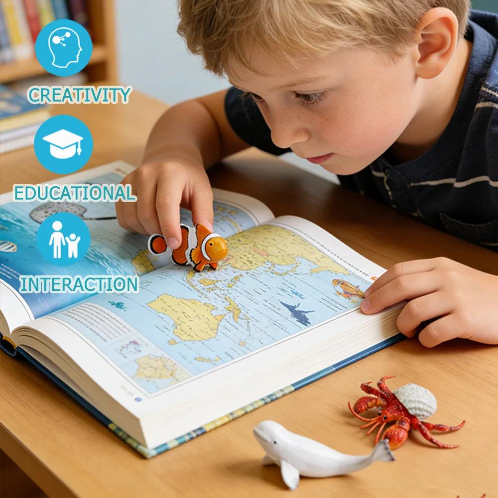  Sea Life Figures | 16 Piece PVC Figures | Toylandeu™ 