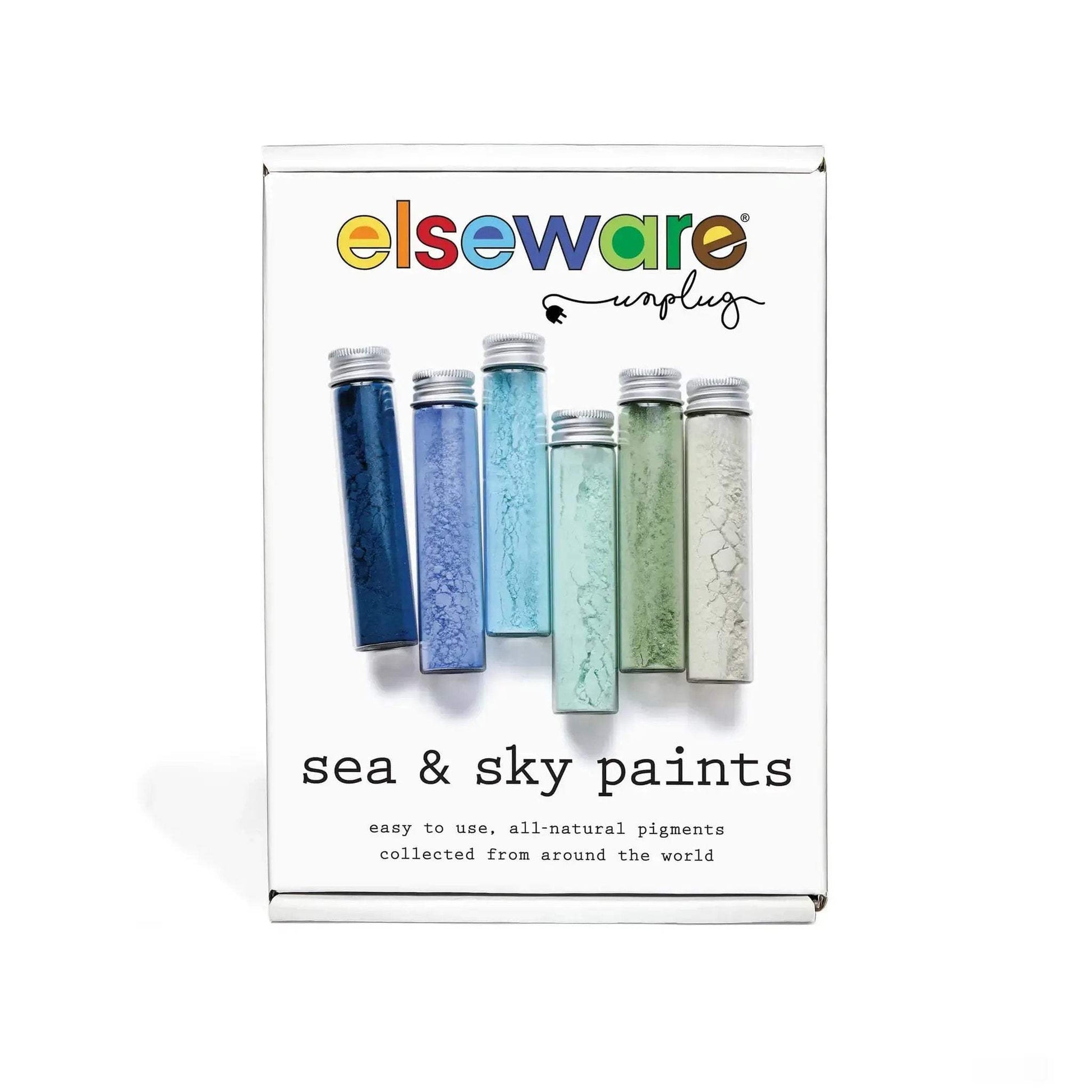 Sea & Sky Paint Set – Non-Toxic Earth Pigments (15–17g per Vial) - ToylandEU