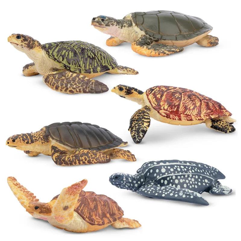  Sea Turtle Figures | PVC Mini Figures | Toylandeu™ 